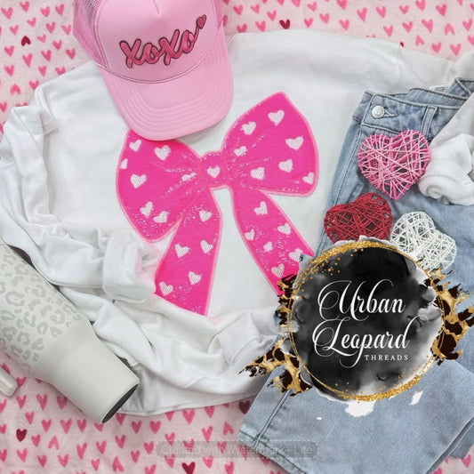 Hearts and Bow Sweater