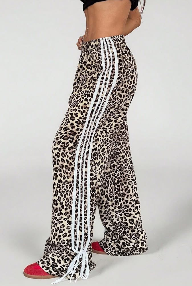 Leopard Track Pants