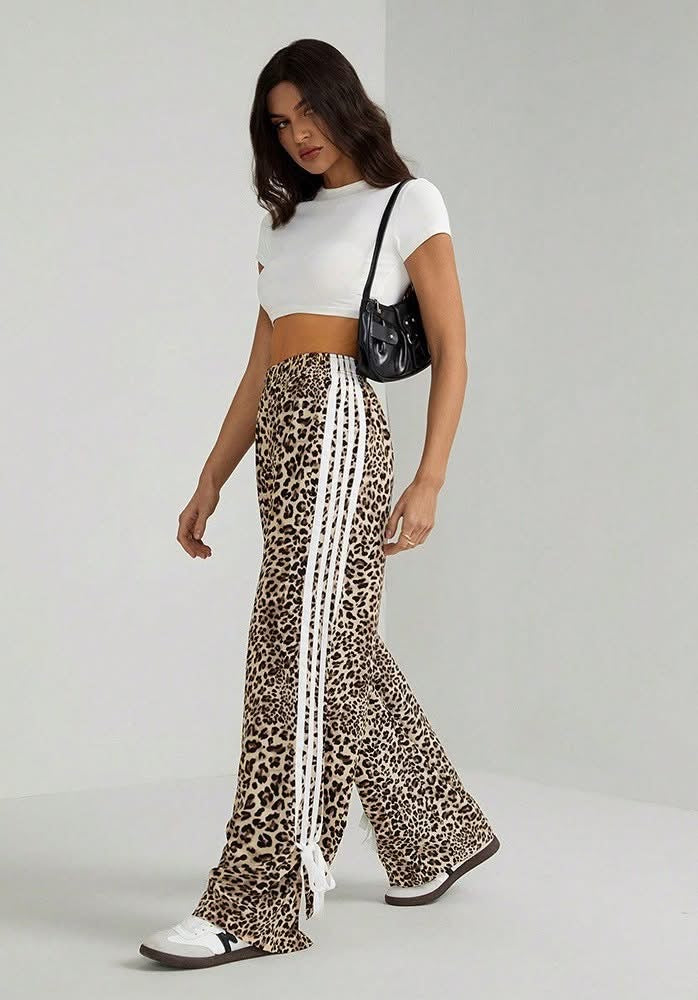 Leopard Track Pants