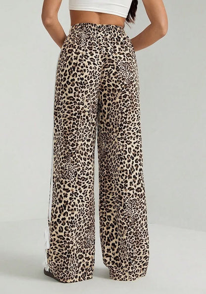 Leopard Track Pants
